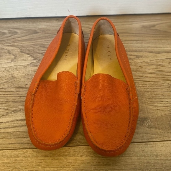 M. Gemi Orange Driving Loafer - Picture 3 of 9